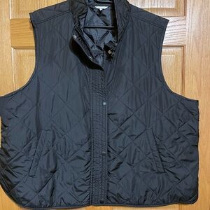 Maurices Lightweight Black Quilted Outerwear 2X